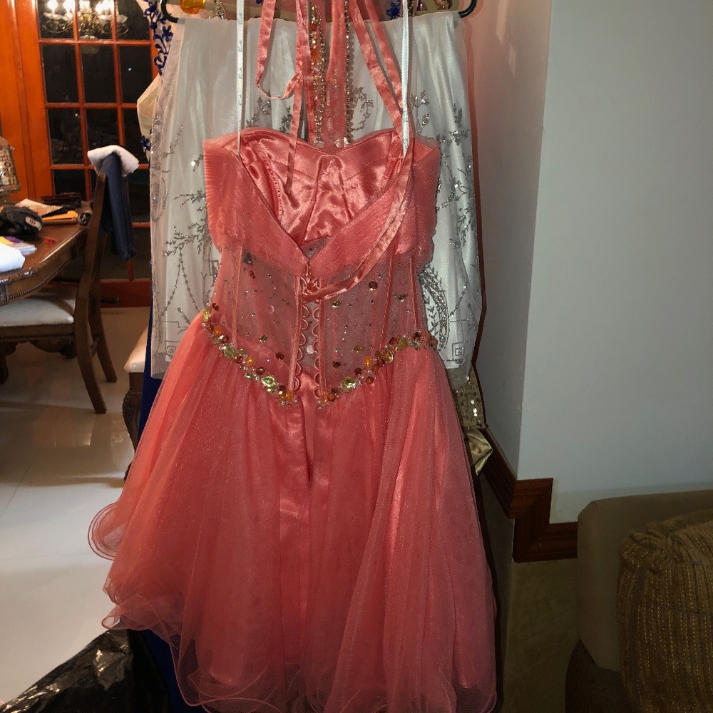 FORMAL MINI DRESS - Picture 2 of 2
